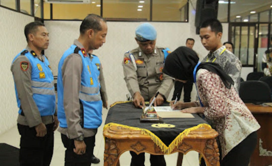 Polres Jepara Gelar Pakta Integritas dan Pengambilan Sumpah Seleksi Penerimaan Anggota Polri