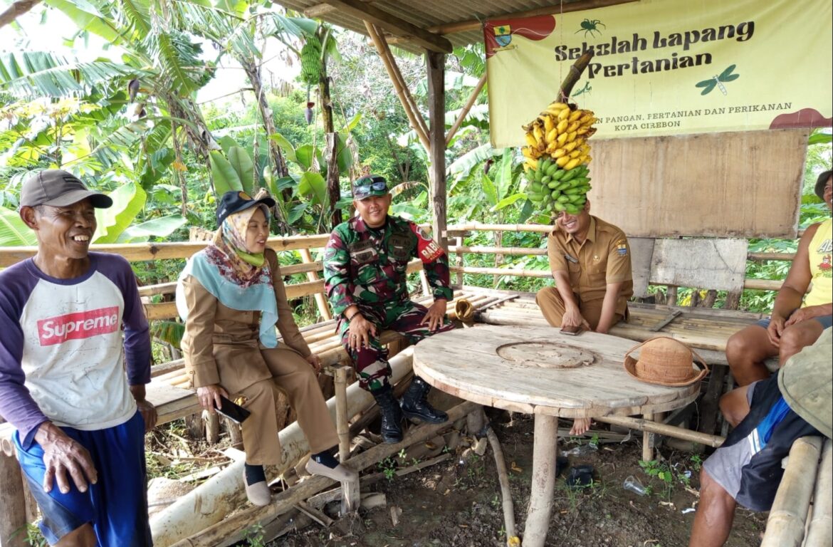 Babinsa Larangan dan PPL Sosialisasi Pupuk AGN Kepada Poktan