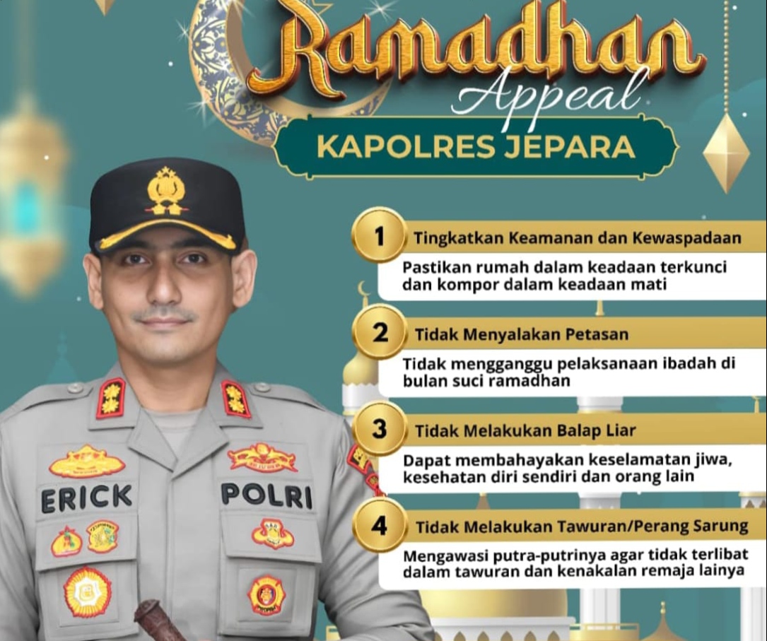Kapolres Jepara Keluarkan Sejumlah Imbauan Penting Selama Ramadan