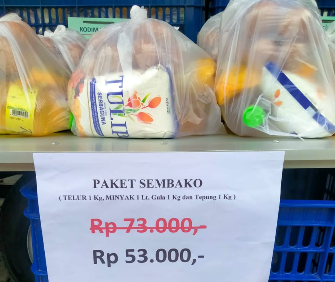 Bazaar Ramadhan Kodim 0719 / Jepara Tawarkan Harga Murah dengan Paket Hemat