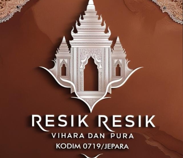 Program Bhakti Sosial Resik-Resik Vihara dan Pura (RRVP) Sebagai Upaya Kodim 0719 / Jepara dalam Memelihara Persatuan dan Toleransi Antar Umat Beragama di Jepara
