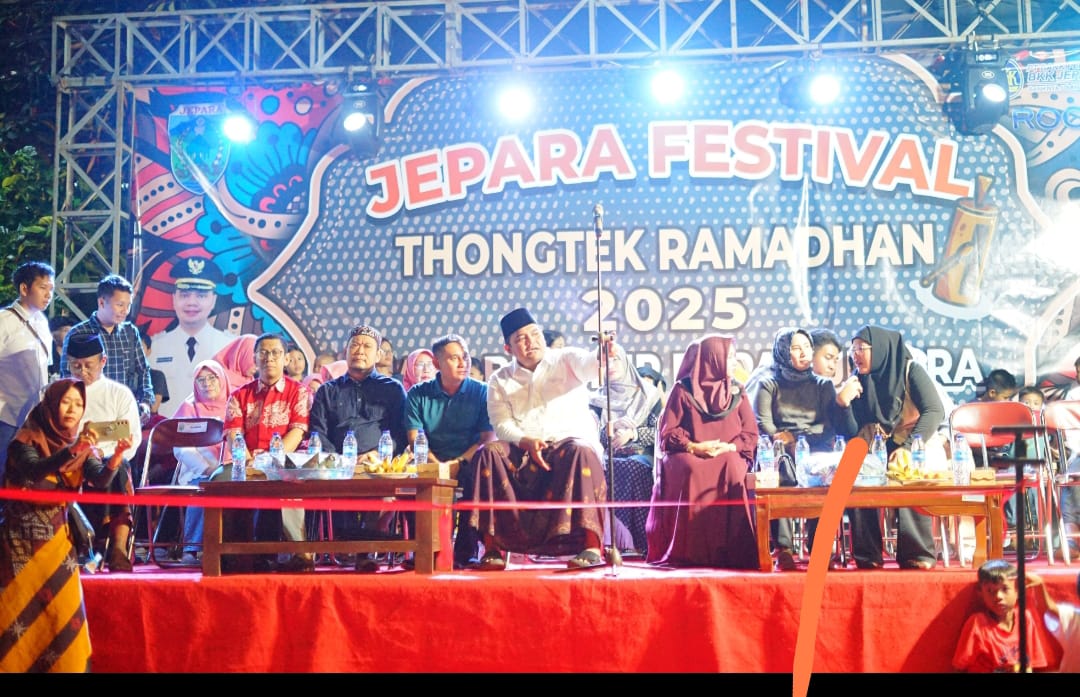 Dandim 0719 / Jepara Letkol Arm Khoirul Cahyadi S.E. Hadiri Jepara Festival Thontek Ramadhan 2025