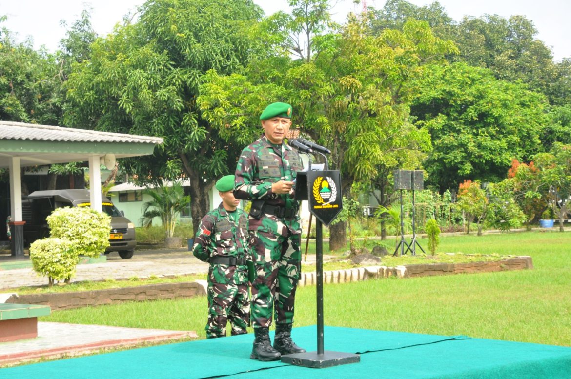 Korem 063 / SGJ Gelar Apel Gabungan Pengamanan Libur Nasional Hari Suci Nyepi dan Cuti Bersama di Hari Raya Idul Fitri 1446 H / 2025 M