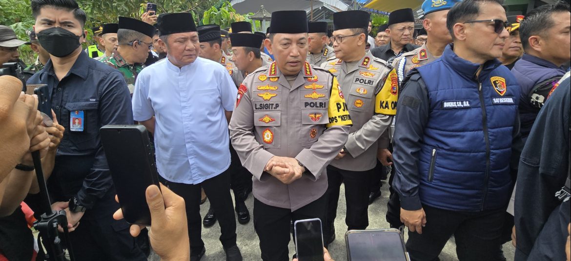 Momen Hangat Kapolri Kunjungi Keluarga AKP Anm Lusiyanto, Ungkap Dukacita Mendalam