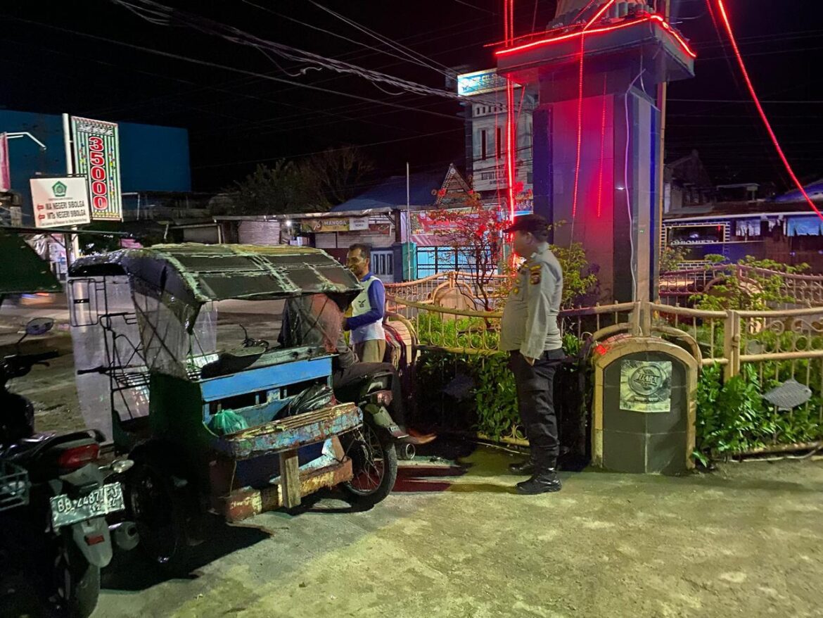 Cegah Aksi Kenakalan Remaja, Polsek Sibolga Selatan Laksanakan Patroli Dialogis