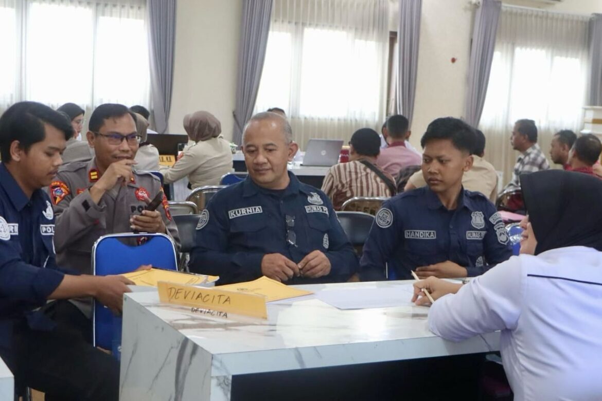 Tim Itwasda Polda Jateng, Gelar Audit Kinerja Tahap I TA. 2025 di Polres Tegal Kota