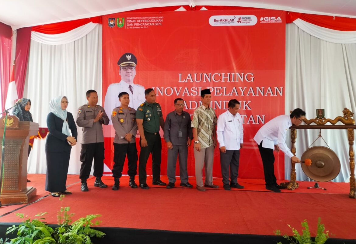 Bupati Magelang Resmikan Pelayanan Adminduk Kecamatan Candimulyo