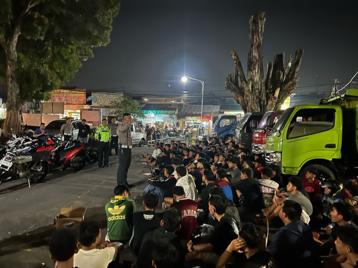 Balap Liar Jelang Waktu Buka Puasa, 188 Kendaraan di Amankan Jajaran Polres Semarang