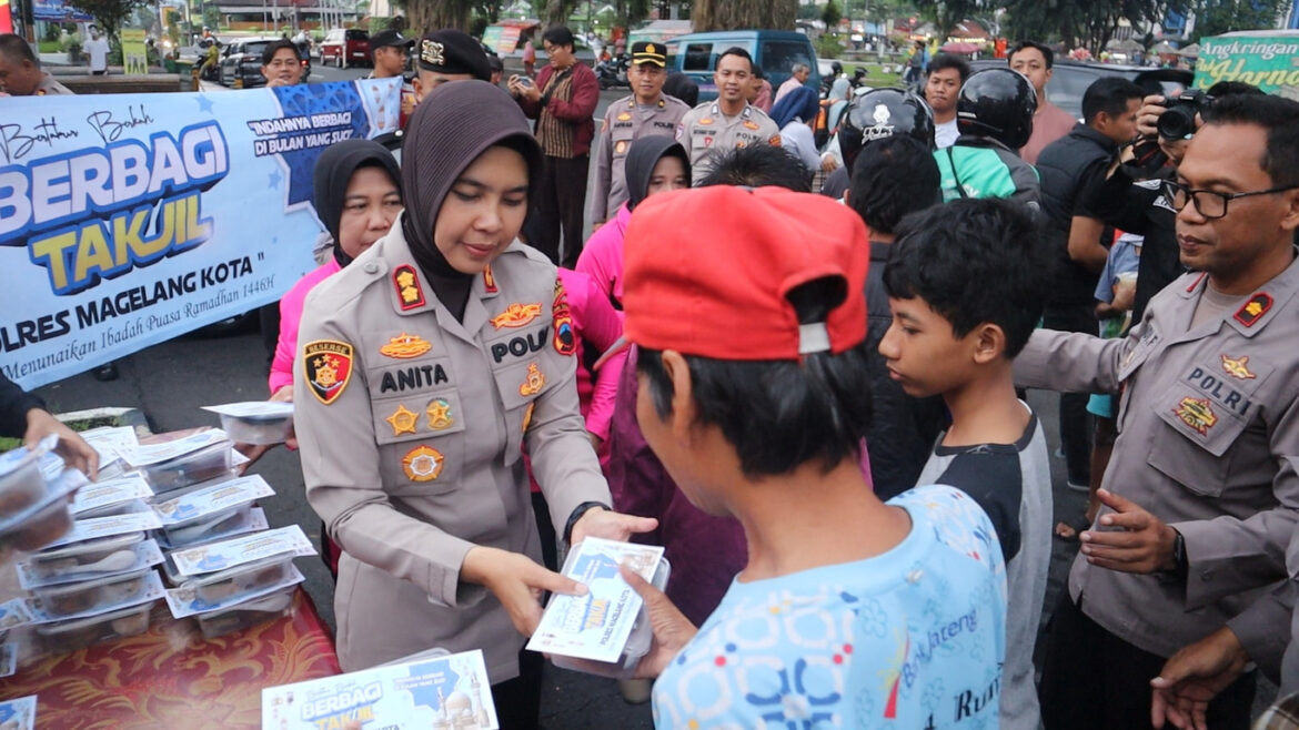 Polres Magelang Kota Adakan Jumat Curhat, Jumat Berkah, dan Bagi-bagi Takjil