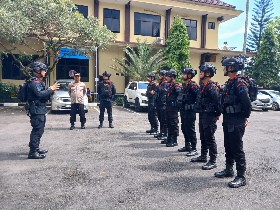 Polresta Magelang dan Tim Gegana Sat Brimobda Musnahkan 25 Kilogram Bahan Mercon