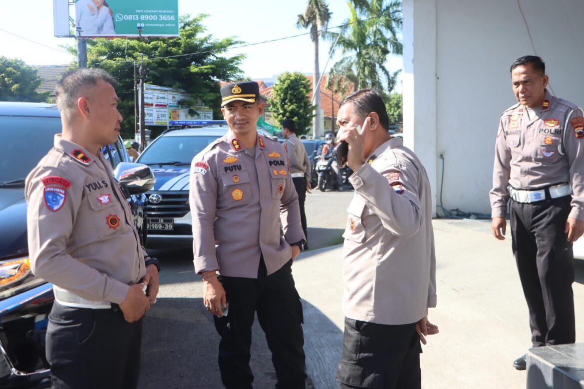 Jelang Arus Mudik, Kapolres Tegal Kota Cek Jalur dan Kesiapan Pos Pam Jalur Pantura