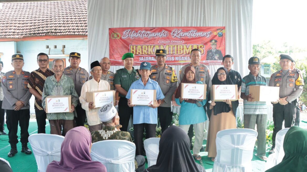 Polres Nganjuk Gelar Silaturahmi Kamtibmas dan Baksos untuk Lansia di Bulan Ramadhan