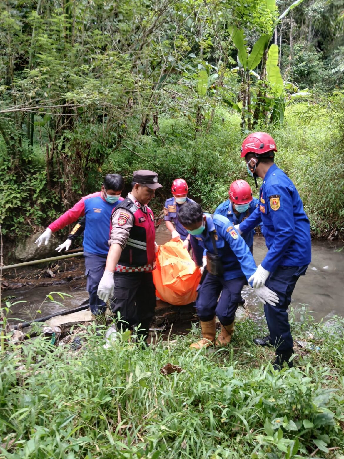 Seorang Pencari Katak Ditemukan Meninggal Dunia di Tepi Sungai Talang Tegalrejo