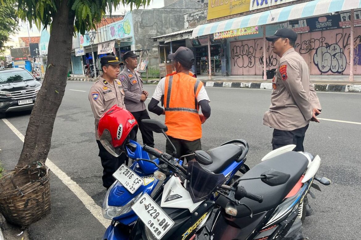 Jelang Lebaran, Satbinmas Polres Tegal Kota Sosialisasi Tolak Premanisme Berkedok Ormas