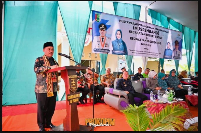 Musrenbang Kecamatan Negeri Katon dan Tegineneng Wujudkan Partisipasi dalam Perencanaan Pembangunan Pesawaran 2026