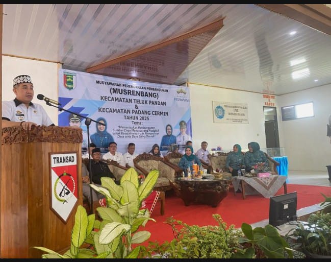 Musrembang Kecamatan Padang Cermin Dan Teluk Pandan Jadi Wadah Angkat Isu strategis Pembangunan Desa
