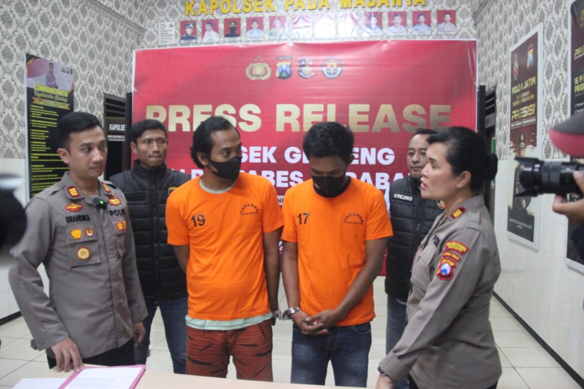 Dua Pencuri Motor Spesialis Kunci T Dibekuk Polsek Genteng
