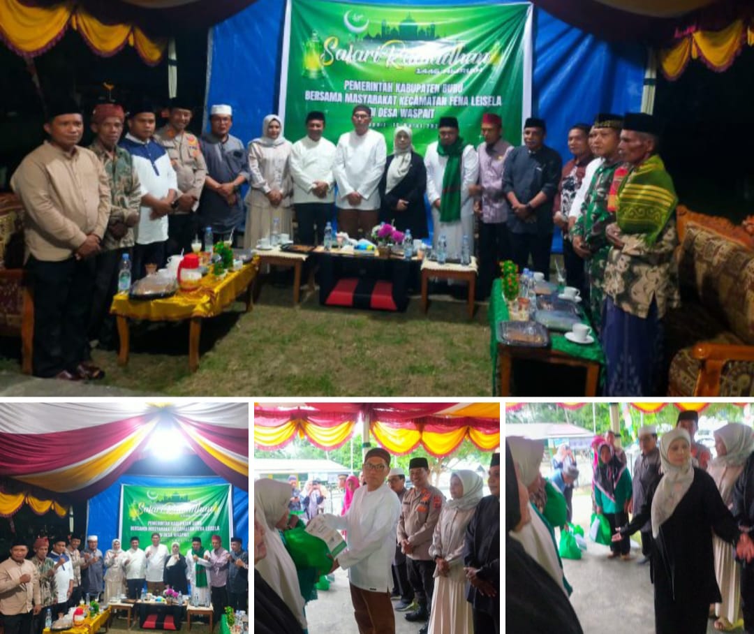 Pj Bupati Buru Safari Ramadhan di Desa Waspait Kec Finaleisela 