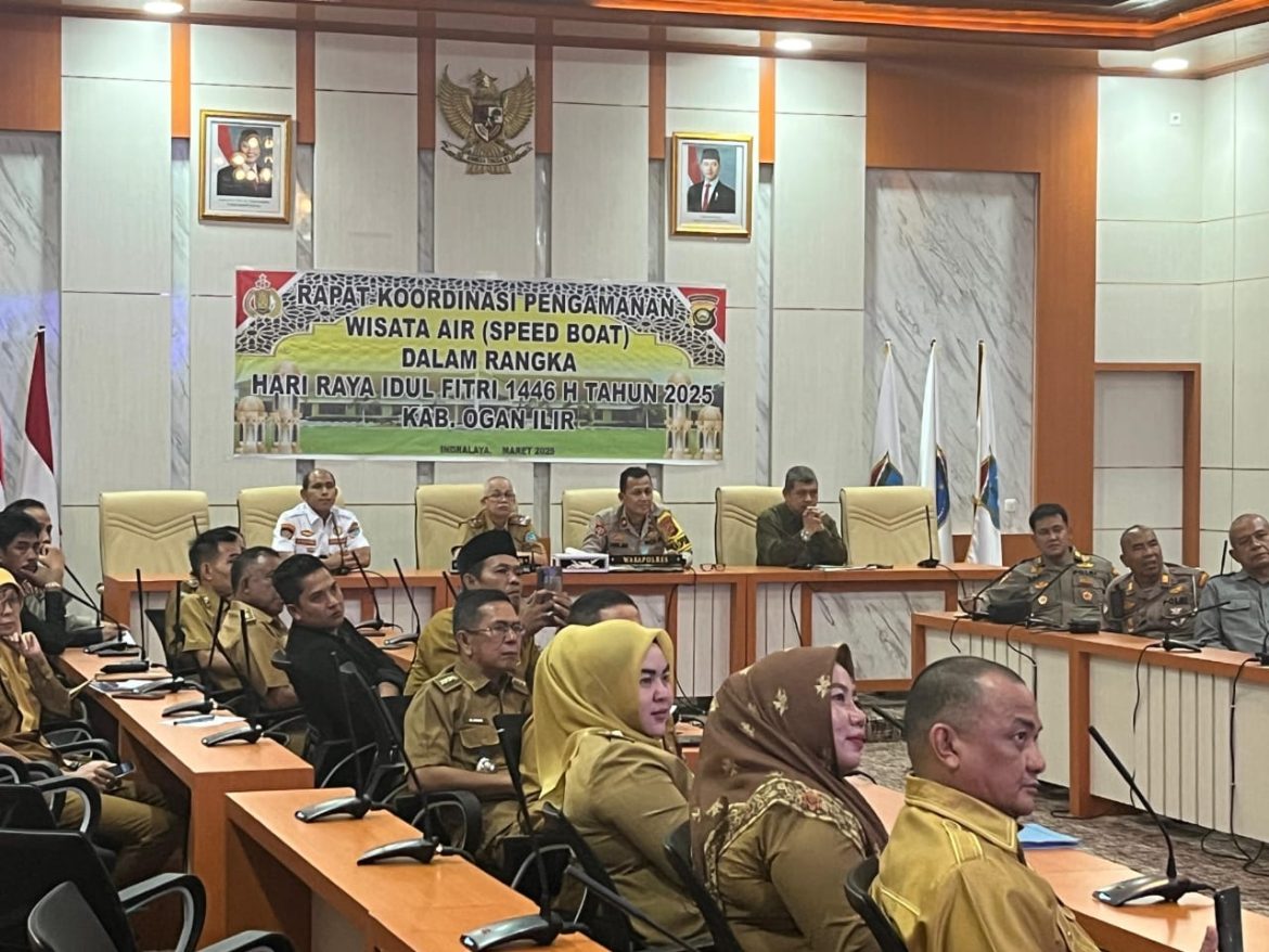 *Wakapolres Ogan Ilir Hadiri Rapat Koordinasi Pengamanan Wisata Air Jelang Idul Fitri 1446 H*