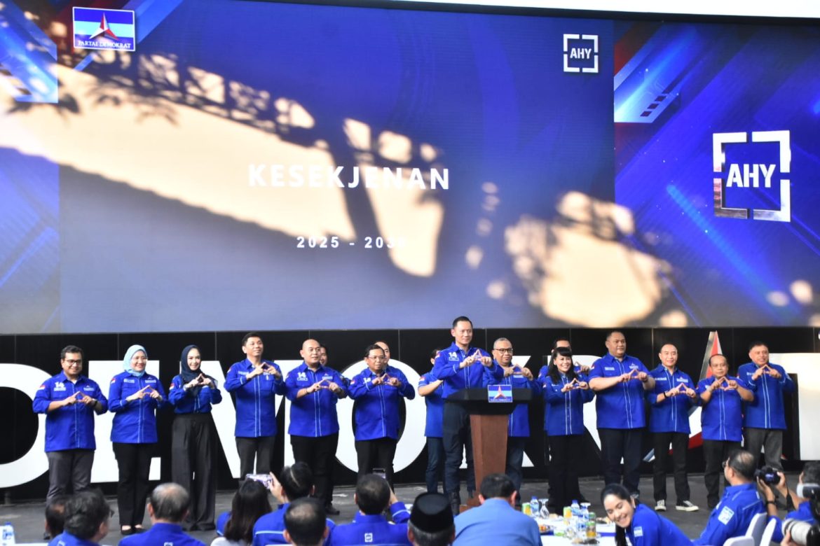 Ketua Umum Partai Demokrat Resmi Umumkan Susunan Kepengurusan DPD Pusat periode 2025-2030 
