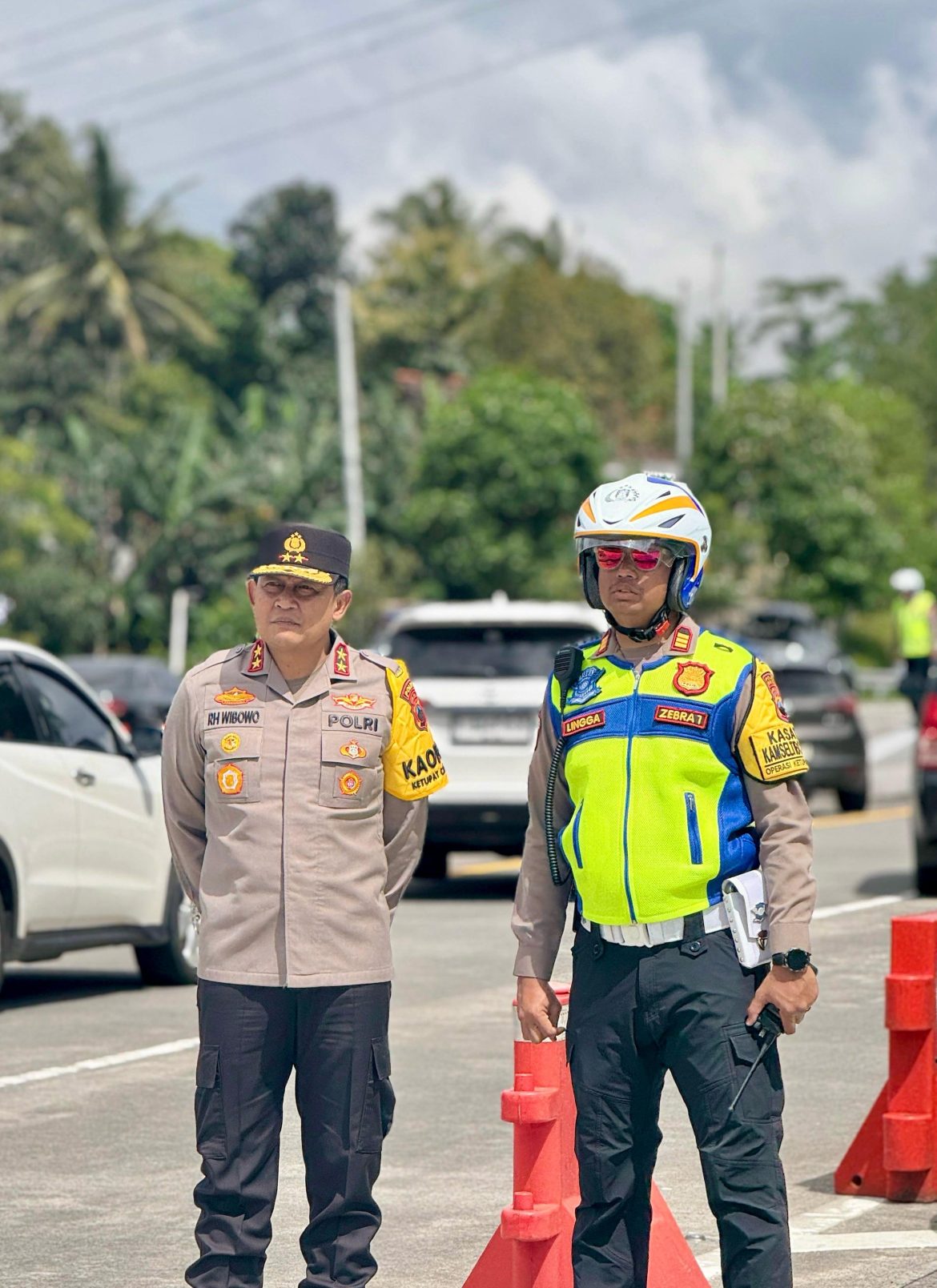 Cek Situasi Arus Ruas Tol Semarang -Solo,Kapolda Jateng Singgah Simpang Susun Bawen