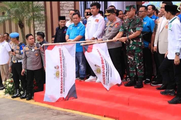 BEM PTNU dan Polri Gelar Bansos di Beberapa Wilayah