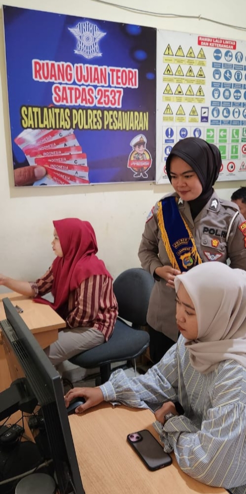 Proses Penerbitan SIM Di Polres Pesawaran Ikuti Prosedur Standar, Satpas Sediakan Fasilitas Pelatihan untuk Pemohon