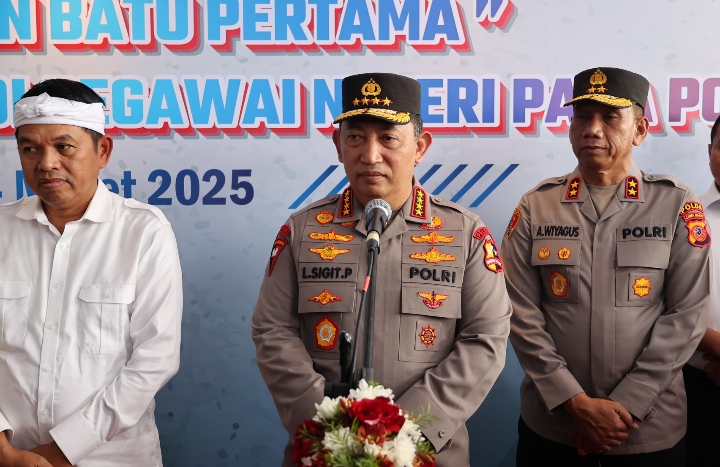 Wujud Nyata Dukung Program Pemerintah, Jenderal Sigit Jalankan Program 100.000 Rumah Bagi Personel Polri