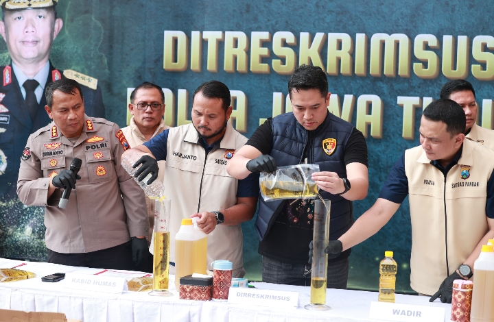 Polda Jatim Berhasil Ungkap MinyaKita Palsu, Dua Home Industry di Sampang dan Surabaya Digrebek