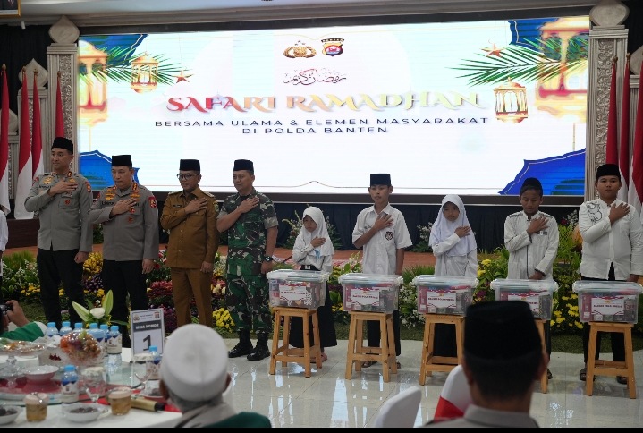 Pererat Silaturahmi, Kapolri Buka Puasa Bersama Tokoh Ulama dan Elemen Masyarakat Banten