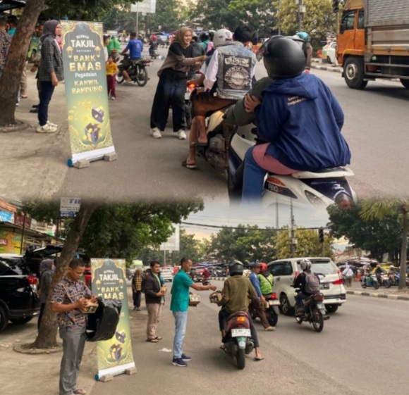 Sambut Ramadan, Pegadaian Kanwil X Jabar Bagikan 600 Paket Takjil Bareng Bank Emas     