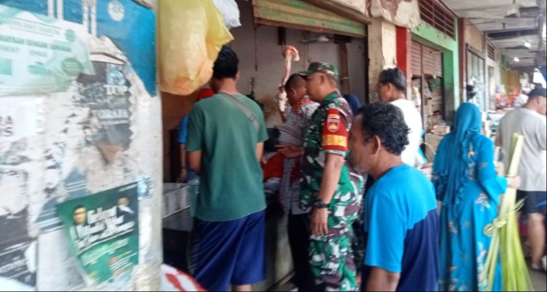 Mendapati Kabar Harga Kebutuhan Sehari-hari Naik Drastis, Dandim Jepara Perintahkan Seluruh Babinsa Cek Pasar