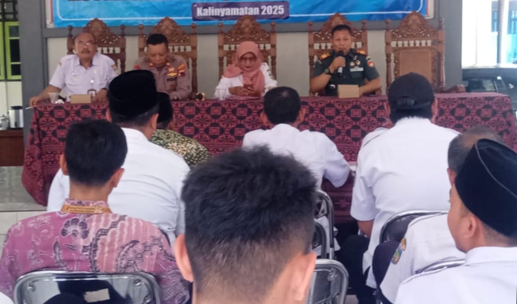 Danramil 04 / Pcg, Kodim 0719 / Jepara Hadiri Rapat Koordinasi dan Halal Bihalal Tahun 2025 di Kecamatan Kalinyamatan