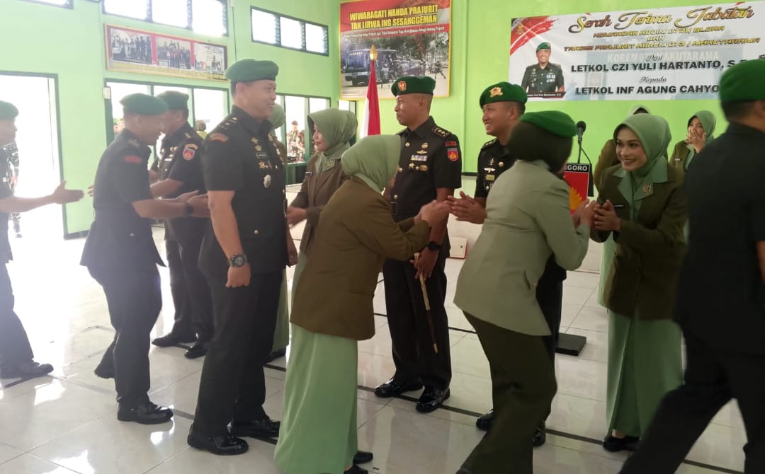 Kasdim 0719 / Jepara Mayor Arm Syarifuddin Widianto Hadiri Upacara Serah Terima Jabatan Dandim 0721 / Blora dan Danyonif 410 / Alugoro Korem 073 / Makutarama
