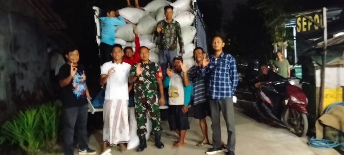 Babinsa Kodim 0719 / Jepara Dampingi Serapan Gabah Sebesar 1.642 Ton, Bukti Pengabdian Tiada Henti