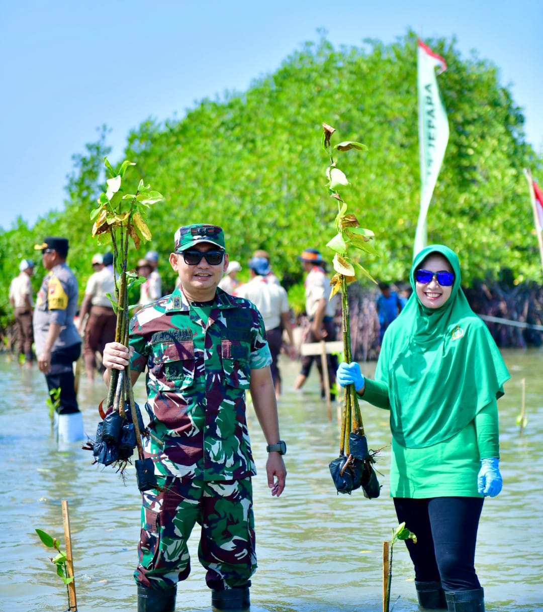 Peringati Hari Bumi ke-55, Dandim 0719 / Jepara Ajak Masyarakat Wujudkan Kepedulian Lingkungan Lewat Aksi Nyata