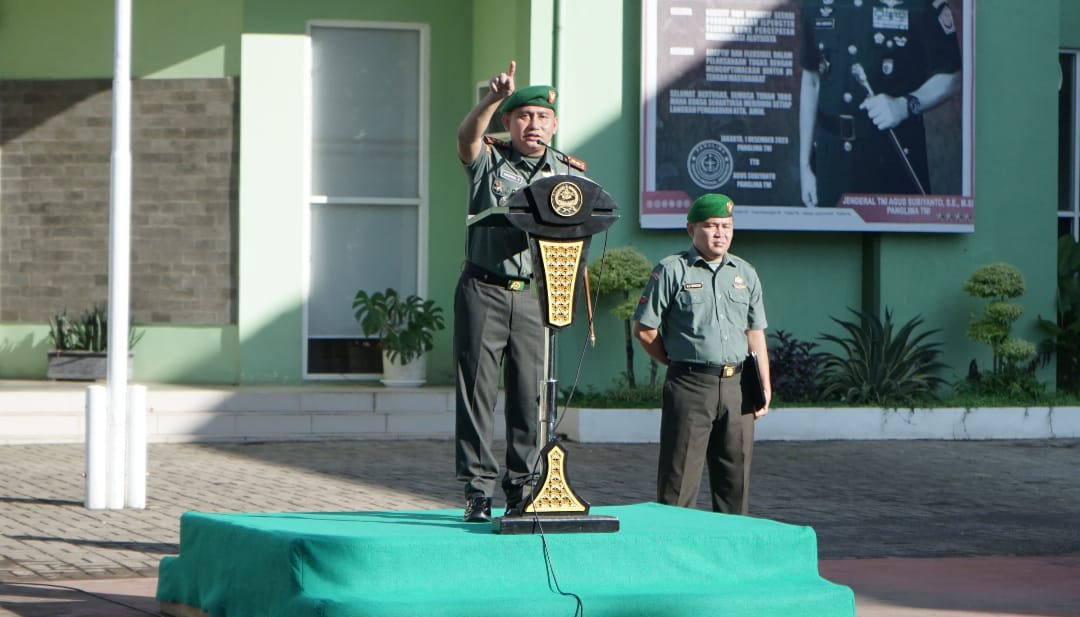 Dandim 0719 / Jepara Pimpin Upacara Serah Terima Jabatan Danramil Kota, Bangsri, dan Keling