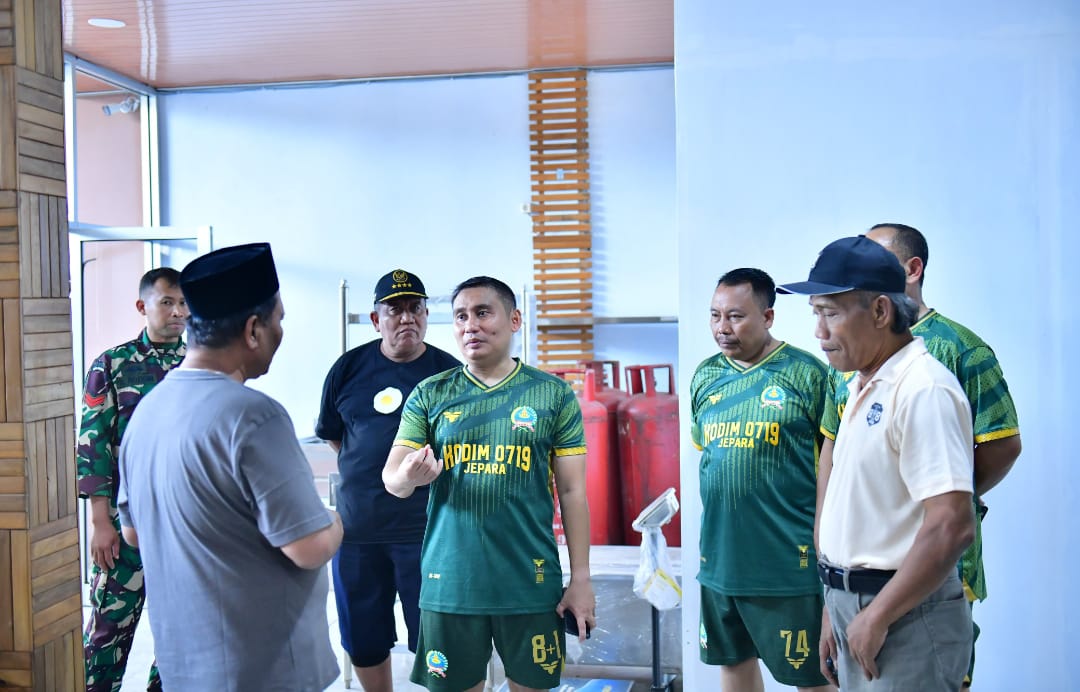 Dandim 0719 / Jepara Tinjau dan Diskusikan Kesiapan SPPG Program Makan Bergizi Gratis di Kecamatan Kedung