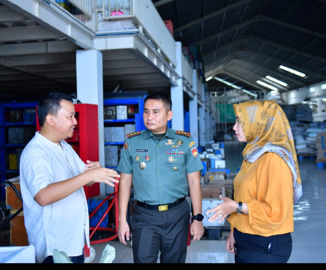 Pererat Sinergi TNI dan Industri, Dandim 0719 / Jepara Kunjungi Pabrik Mainan Indah Jaya Toys