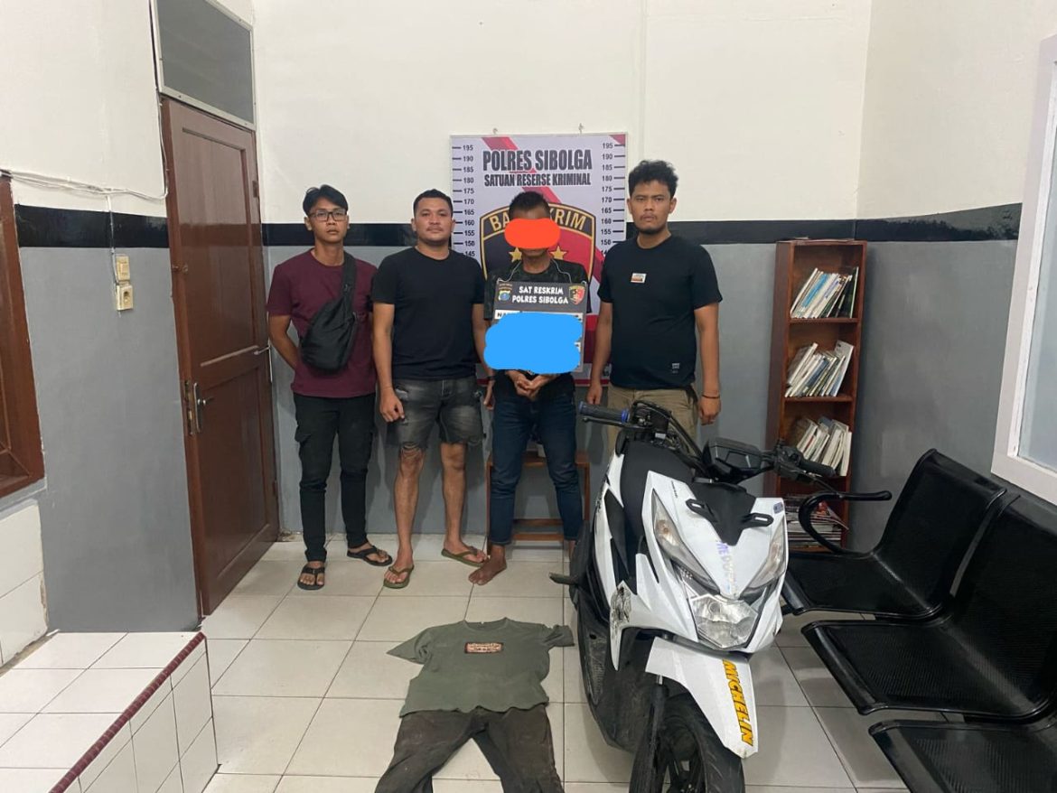 Warga Nisel HJPS Dibekuk Tim Opsnal Sat Reskrim Polres Sibolga Curi Sepeda Motor