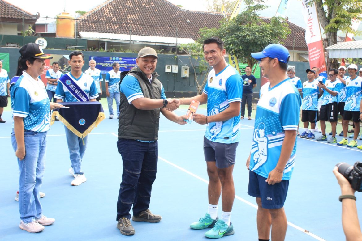 Turnamen Tenis Antinarkoba 2025 di Trenggalek