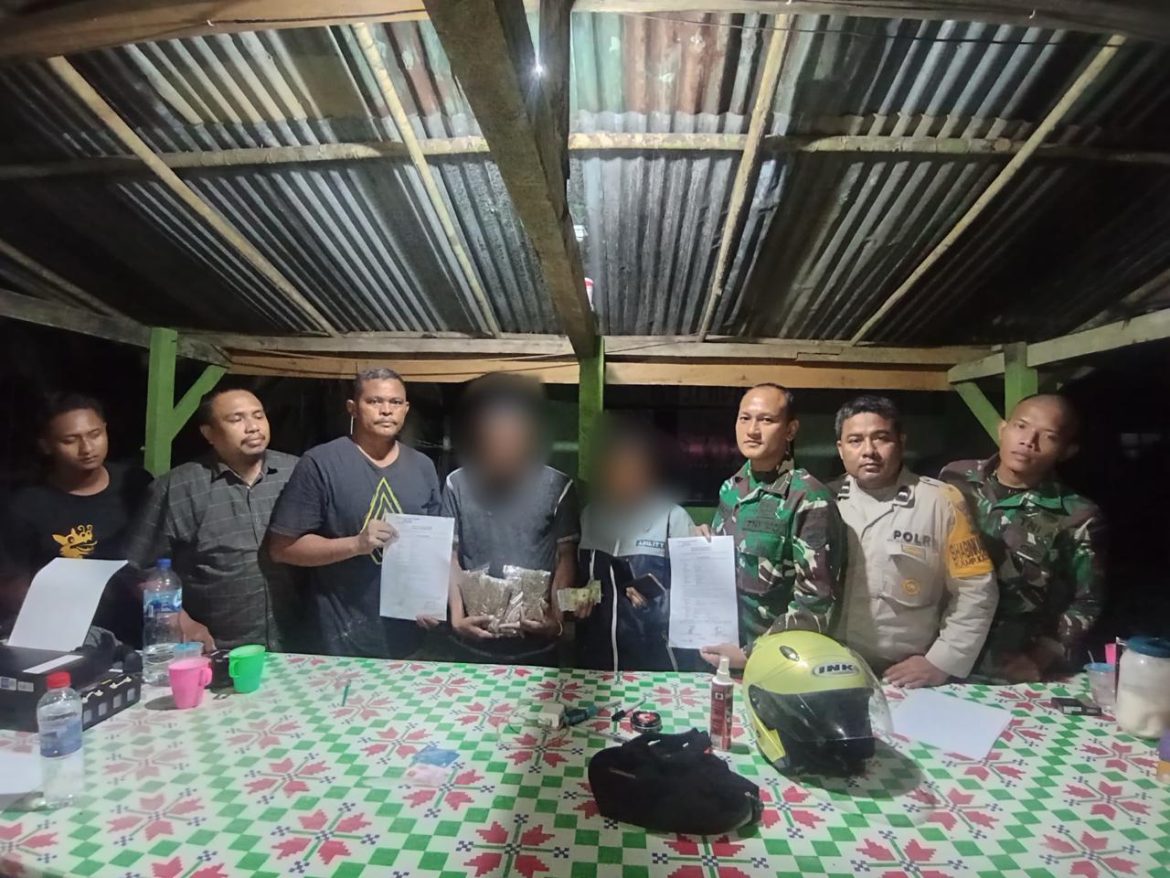 Putus Rantai Peredaran Narkoba, Satgas Yonif 131/Brajasakti Kembali Amankan Ganja di Perbatasan Papua