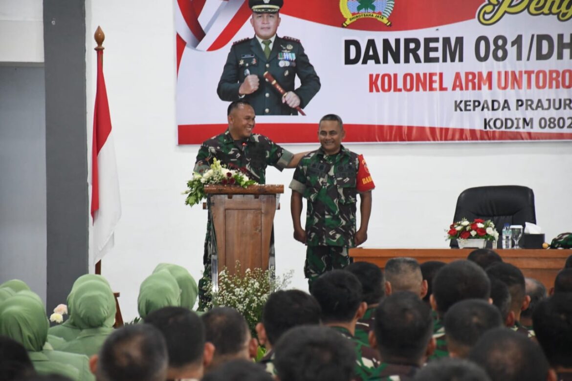 Danrem 081/DSJ Larang Keras Anggotanya Jadi Calo Werving