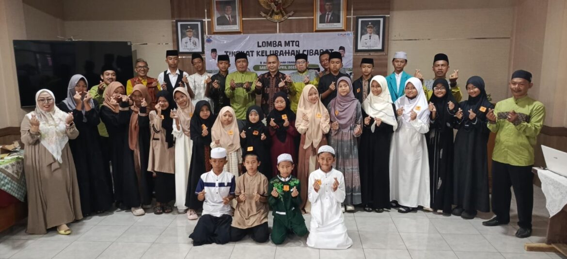 Cetak Santri Berprestasi Kelurahan Cibabat Gelar MTQ Tingkat SD dan SMP