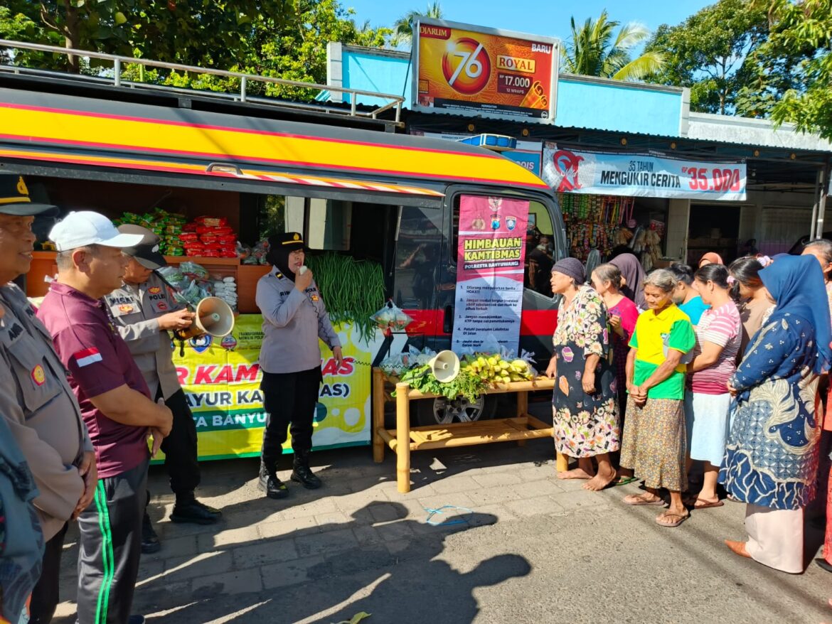 Program “Mayur Kamtibmas” Polresta Banyuwangi Sosialisasi Bahaya Judi Online dan Narkoba