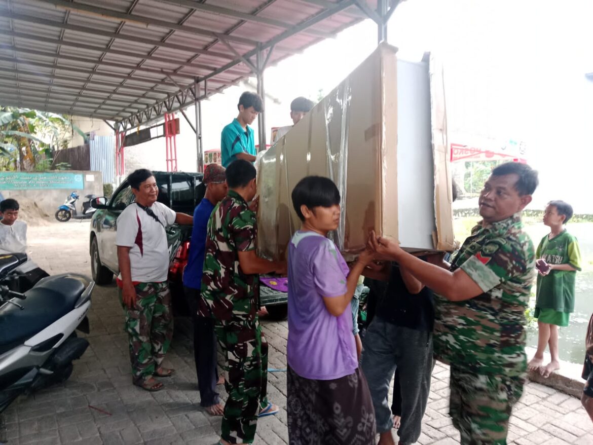 Menyulap Ruangan Kusam Menjadi Tempat Singgah Impian : Karya Bakti TNI Korem 051/WKT di Panti Asuhan As Soghiri