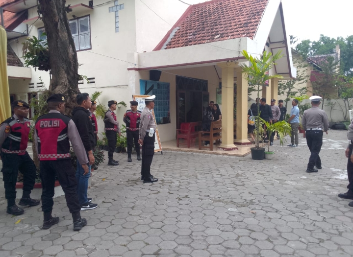 Ratusan Personel Dikerahkan Polres Nganjuk Amankan Jumat Agung