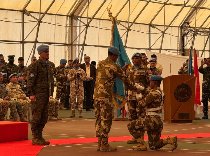 Satgas TNI Kontingen Garuda UNIFIL TA 2024-2025 Menuntaskan Misi Perdamaian dan Menyerahkan Tugas dan Tanggungjawab Misi Kepada Satgas TNI Kontingen Garuda Baru di Lebanon
