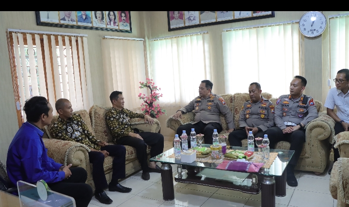 Pererat Sinergi, Kapolres Nganjuk Sambangi Kejari dan PN Nganjuk