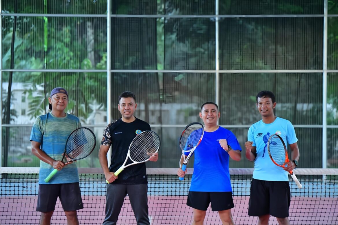 Bukan Sekadar Tenis, Ini Cara Kodim 0719 / Jepara Rangkul Warga Lewat Gaya Santai nan Humanis